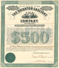 Brighton Gaslight Co. - $500 (Uncanceled)